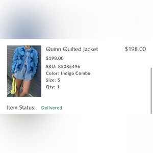 Free People Quinn Quilted Jacket (No Longer Available)